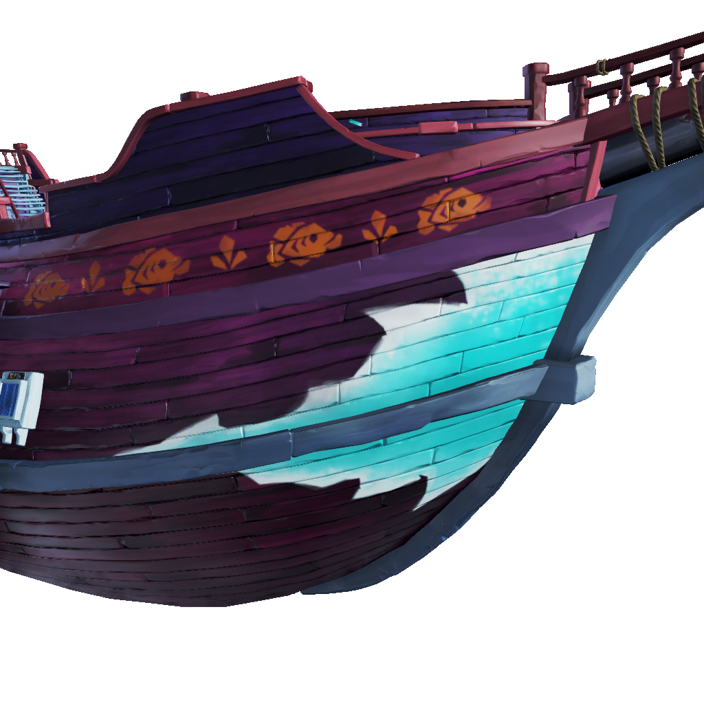 Ruby Splashtail Hull | Items | Sea of Thieves | Geekya.com