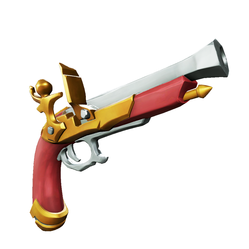 Ceremonial Admiral Pistol | Items | Sea of Thieves | Geekya.com